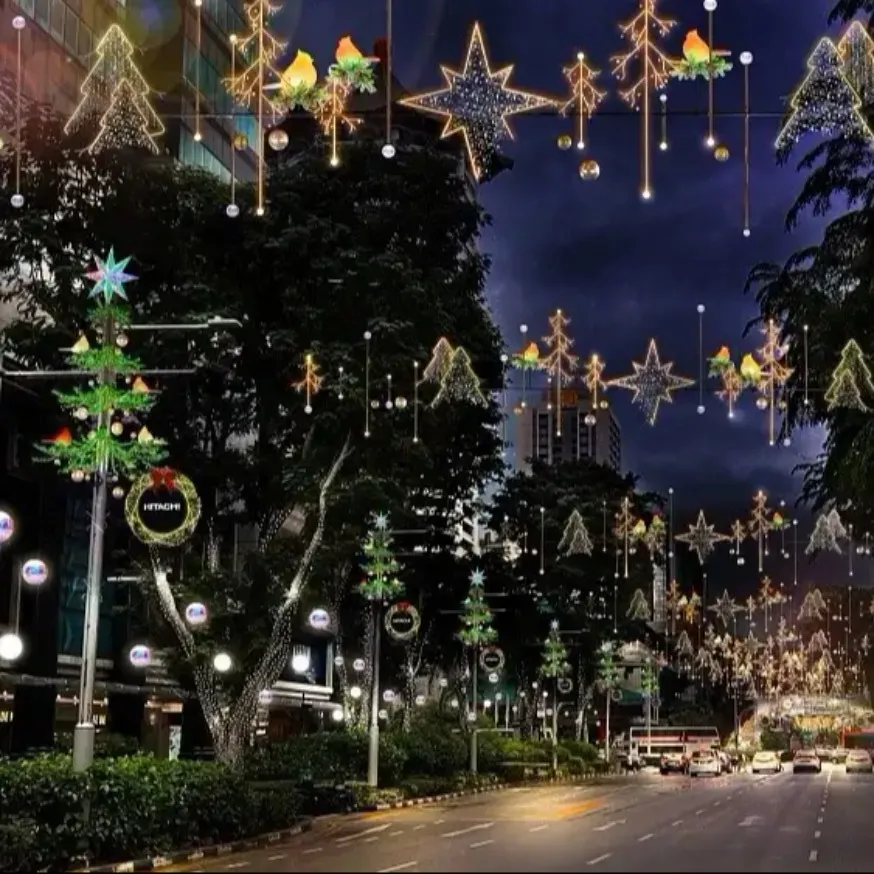 Christmas Decorations in Orchard Road Singapore.