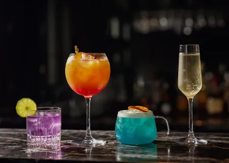 Colourful and chilled drinks in Dao by Dorsett AMTD Singapore Bar.