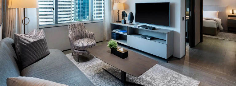 Two Bedroom Premier interior at Dao by Dorsett AMTD Singapore.