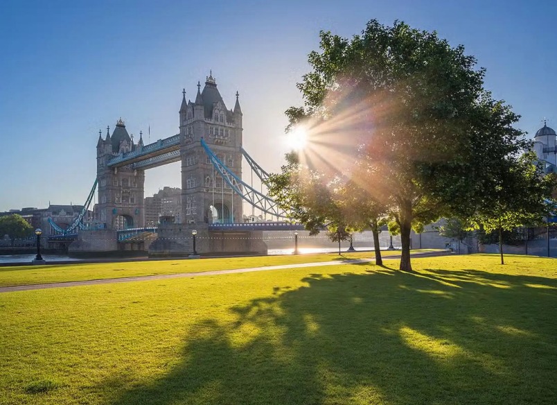 A bright sunny day with a view of the Tower Bridge in London near Dao by Dorsett North London.