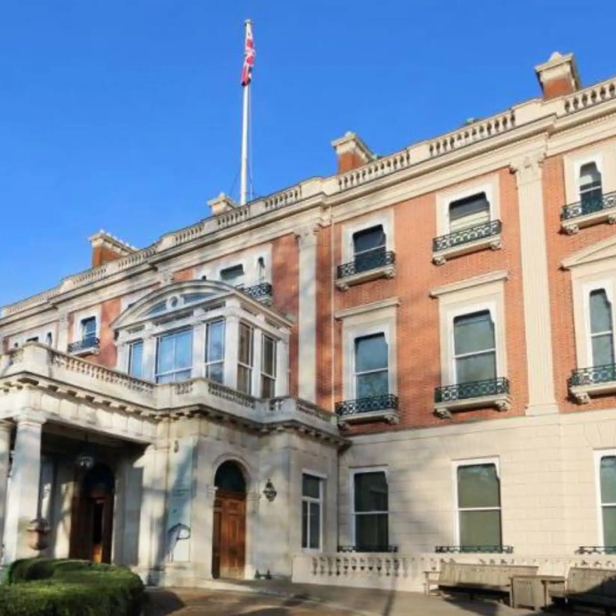 Historical buildings at the Wallace Collection.